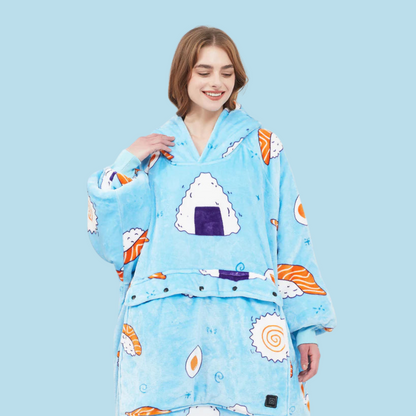 Cozy Heated Blanket Hoodie