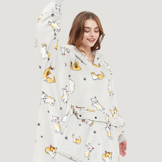 Cozy Heated Blanket Hoodie