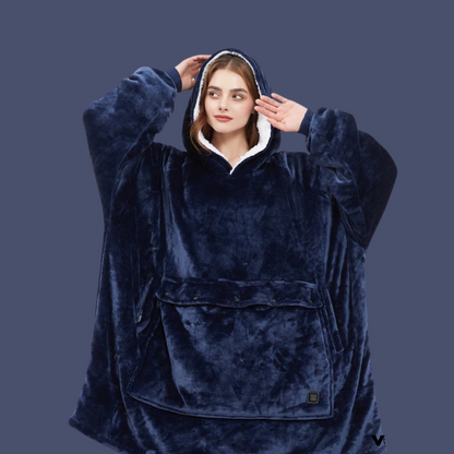 Cozy Heated Blanket Hoodie